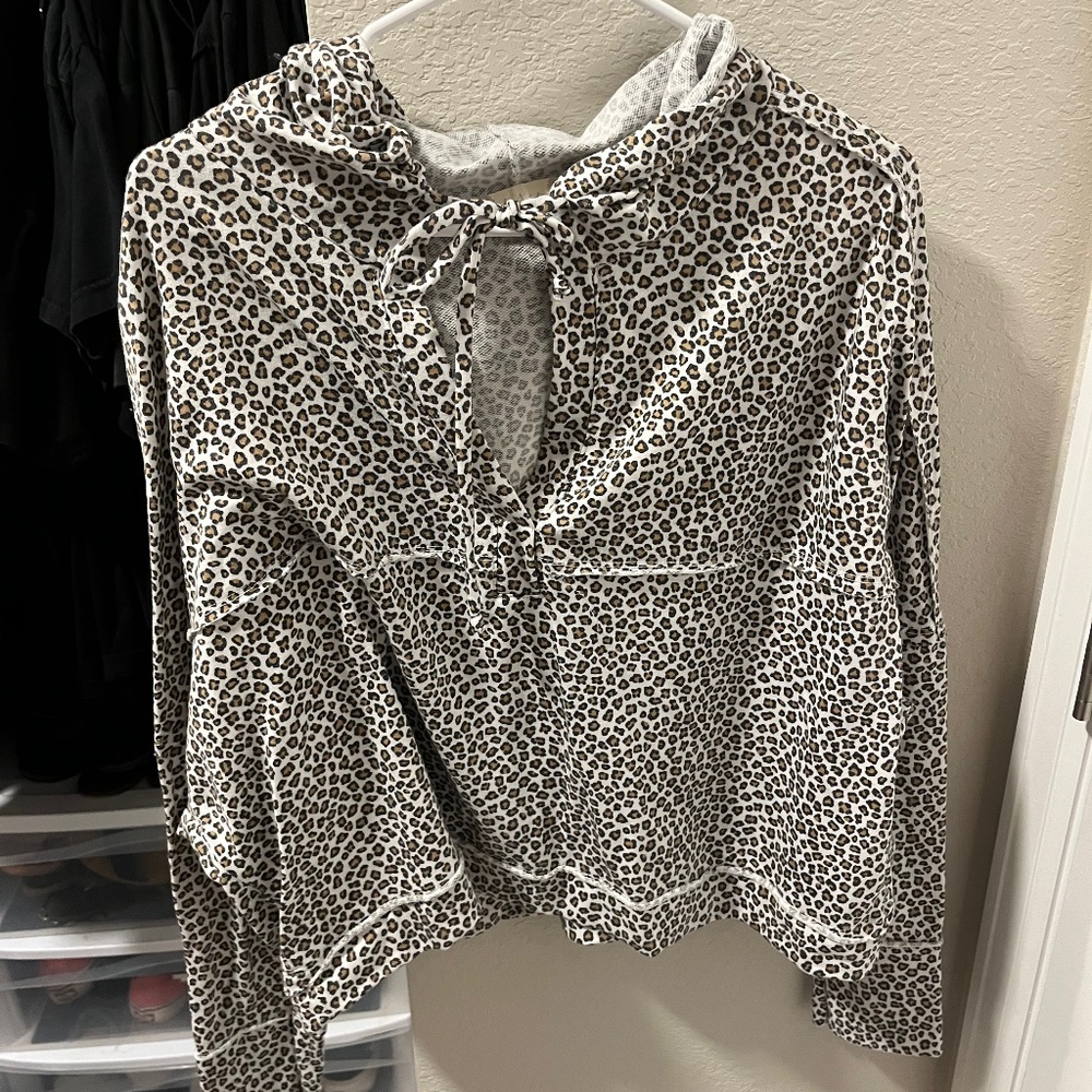 Leopard hoodie